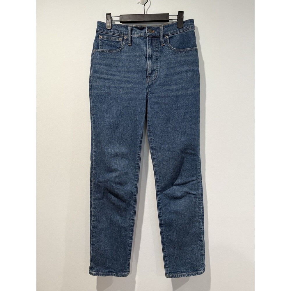 Madewell Perfect Vintage Jeans Womens 28** High Rise Straight Leg Cotton Travel